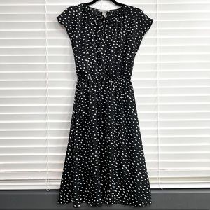 H&M Dotted Satin Dress